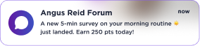 Angus Reid Forum notification